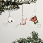 Holiday Cheer Cocktail Drink Ornaments | Five Styles - Holiday Ornaments - Two's Company - The Grove