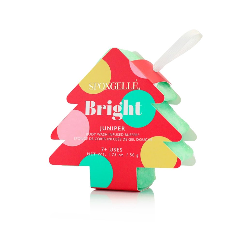 Holiday Tree Bath Buffer | 4 Scents - Bath Sponges & Loofahs - Spongellé - The Grove