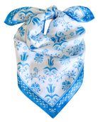 Hydrangea Block Print Scarf - Scarves - Swells - The Grove