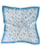 Hydrangea Block Print Scarf - Scarves - Swells - The Grove