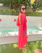 India Cover Up | Neon Pink - Dresses - Sundress - The Grove