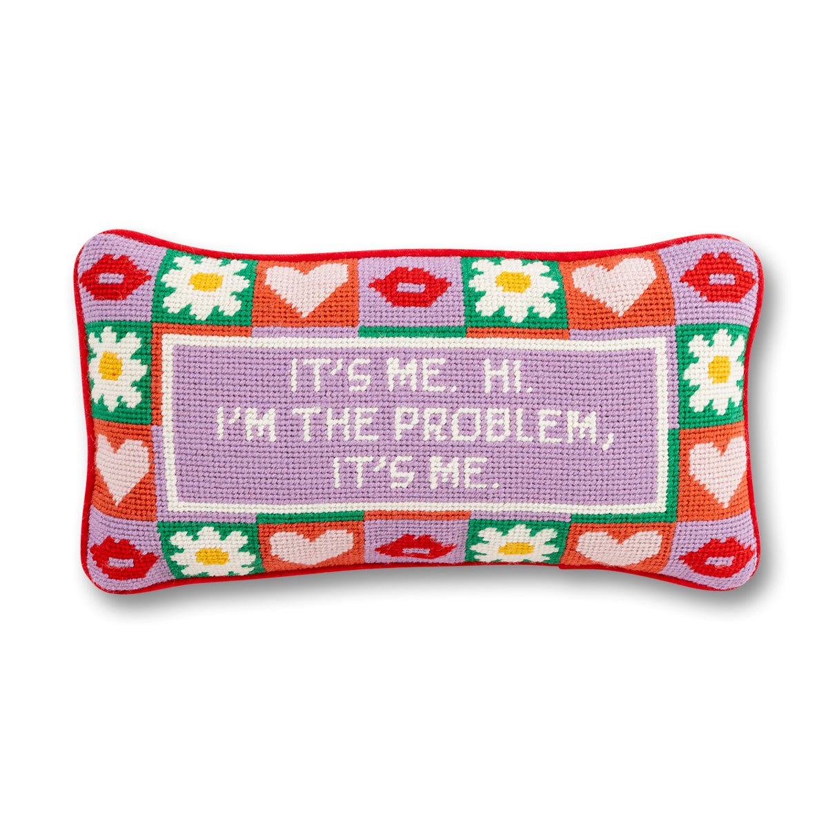 It's Me Needlepoint Pillow - Throw Pillows - Furbish Studio - The Grove