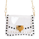 Jackie Clear Bag | Black - Clear Bag - Clearly Handbags - The Grove