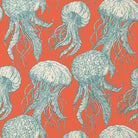 Jelly Fish Bloom Wallpaper - Wallpaper - Thibaut - The Grove