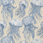 Jelly Fish Bloom Wallpaper - Wallpaper - Thibaut - The Grove