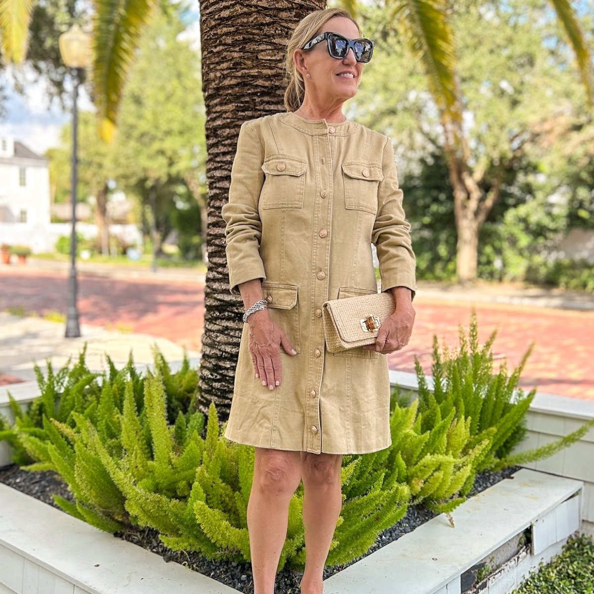 Jenni Jacket Dress | Sand - Dresses - Twist - The Grove