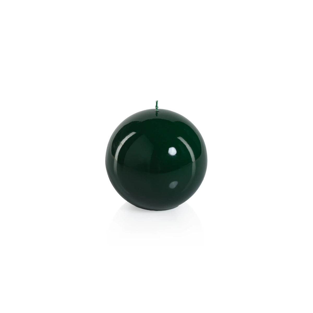 Lacquer Ball Candle | Green - Candles - Zodax - The Grove