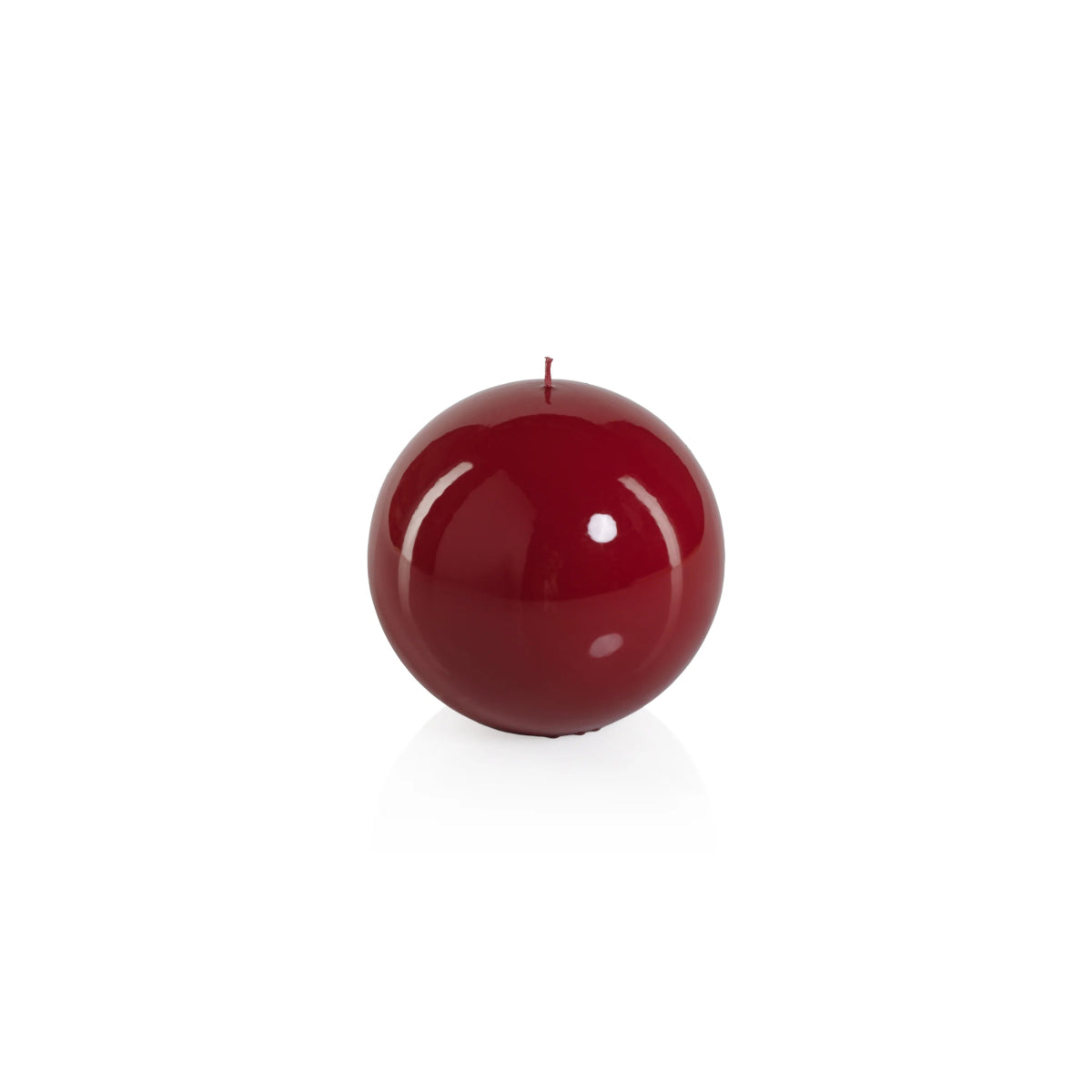 Lacquer Ball Candle | Red - Candles - Zodax - The Grove