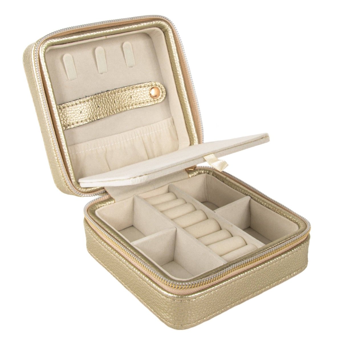 Leah Travel Jewelry Case - Jewelry Box - Brouk and Co. - The Grove