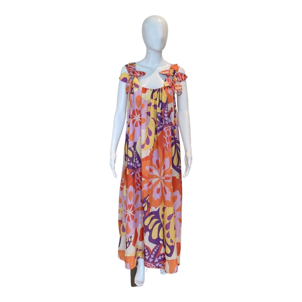 Lee Floral Sleeveless Maxi Dress-Dresses-FARM Rio-The Grove