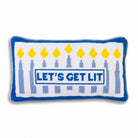 Let's Get Lit Needlepoint Pillow - Throw Pillows - Furbish Studio - The Grove