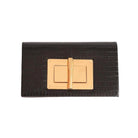 Lillian Croc Clutch | Black - Handbags - Lisi Lerch - The Grove