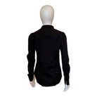 Long Sleeve Puff Shoulder Shirt | Black - Shirts & Tops - The Shirt - The Grove