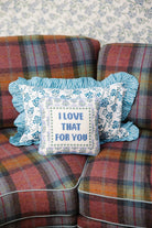 Love That for You Needlepoint Pillow - Throw Pillows - Furbish Studio - The Grove