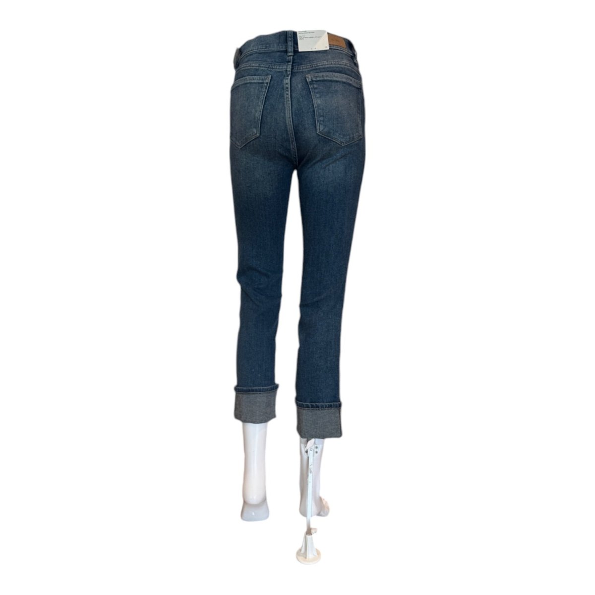 Mara Straight Mid Rise Instasculpt Ankle Jeans | Hulton Cuffed - Jeans - DL1961 - The Grove