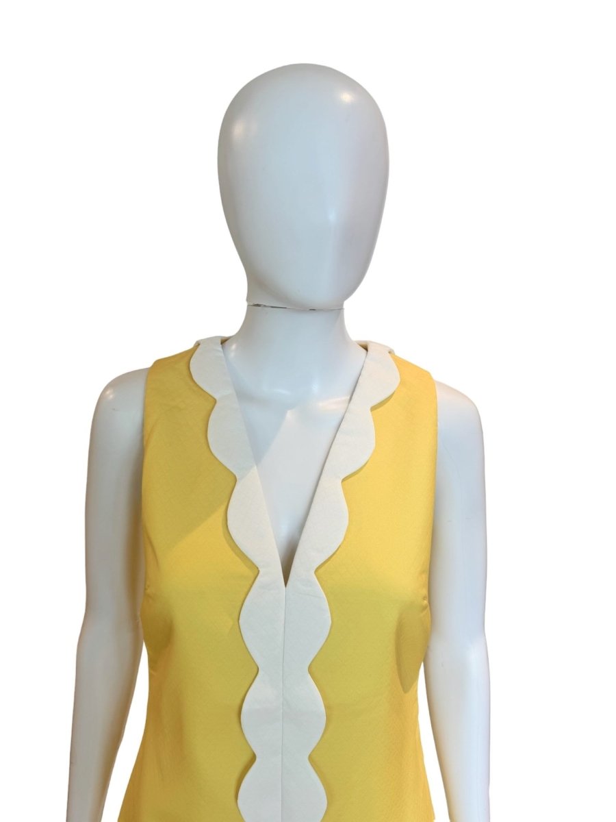 Mareka Mini Dress | Yellow-Dresses-CK Bradley-The Grove