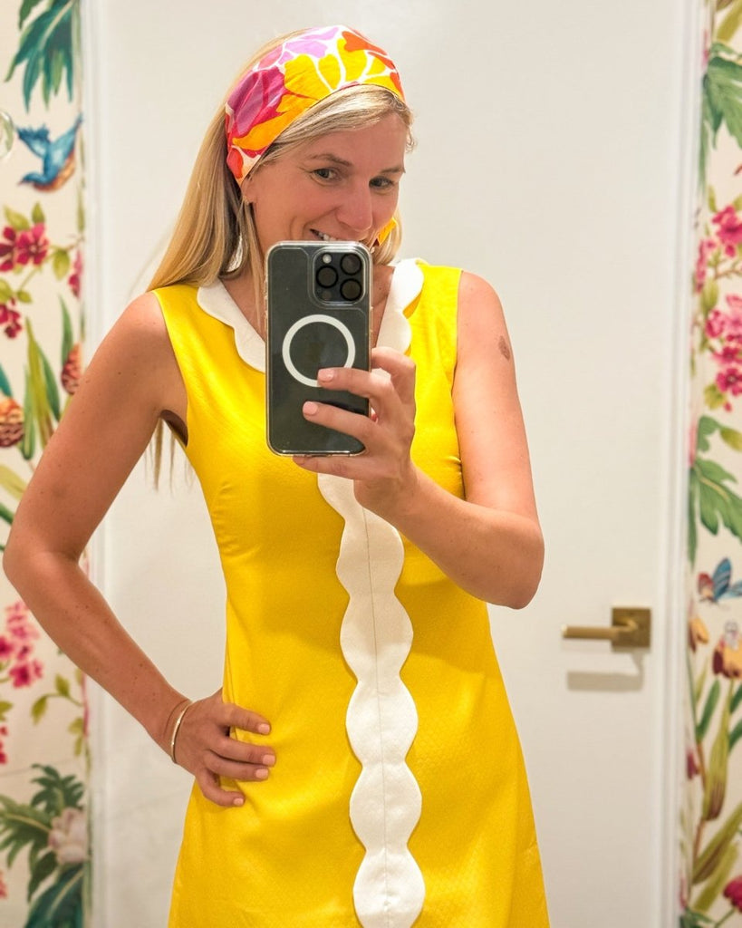 Mareka Mini Dress | Yellow-Dresses-CK Bradley-The Grove