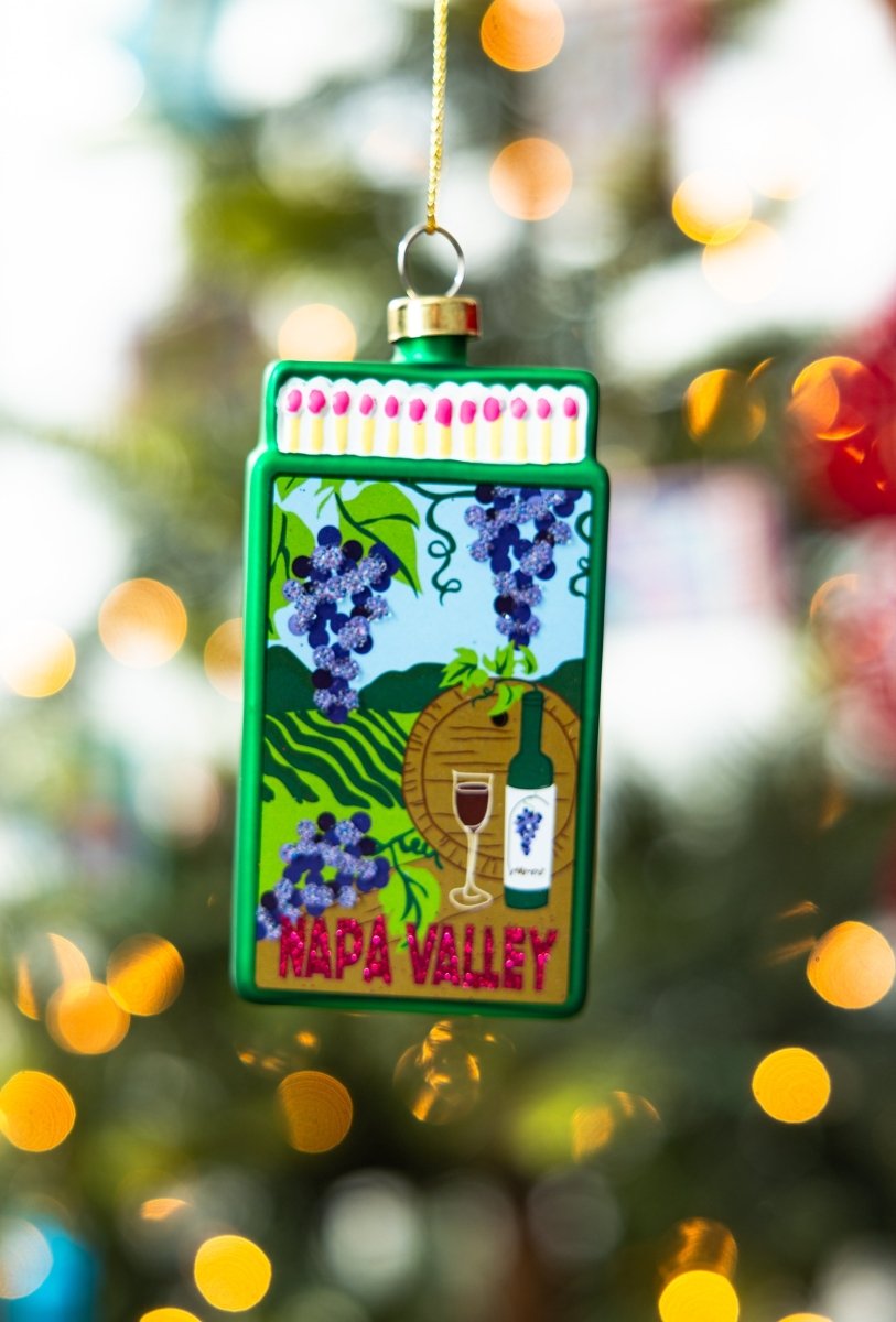 Matchbook Ornament | Napa Valley - Holiday Ornaments - Furbish Studio - The Grove