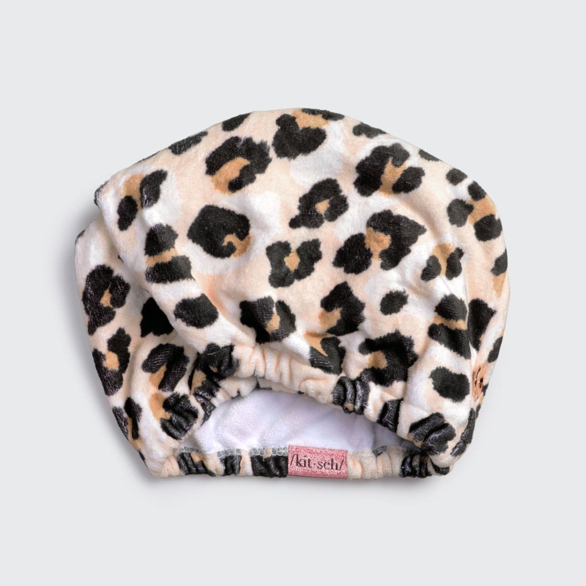 Microfiber Hair Towel in Leopard - Hair Towels - KITSCH - The Grove