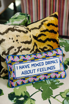 Mixed Drinks Needlepoint Pillow - Throw Pillows - Furbish Studio - The Grove