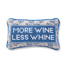 More Wine Needlepoint Pillow - Throw Pillows - Furbish Studio - The Grove