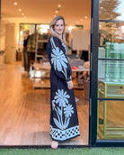 Nature Black Maxi Dress - Dresses - FARM Rio - The Grove