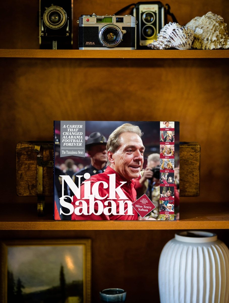 Nick Saban: A Career That Changed Alabama Football Forever - Book - Pediment Publishing - The Grove