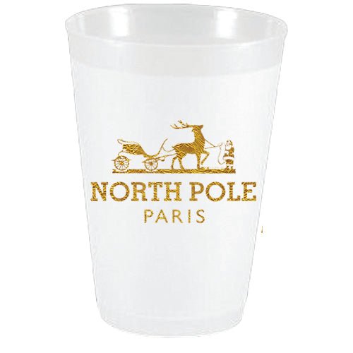 North Pole Paris Frost Flex Cups - Party Cups - Sassy Cups LLC - The Grove