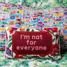 Not For Everyone Needlepoint Pillow - Throw Pillows - Furbish Studio - The Grove