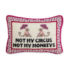 Not My Circus Needlepoint Pillow - Throw Pillows - Furbish Studio - The Grove