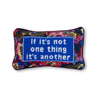 Not One Thing Needlepoint Pillow - Throw Pillows - Furbish Studio - The Grove