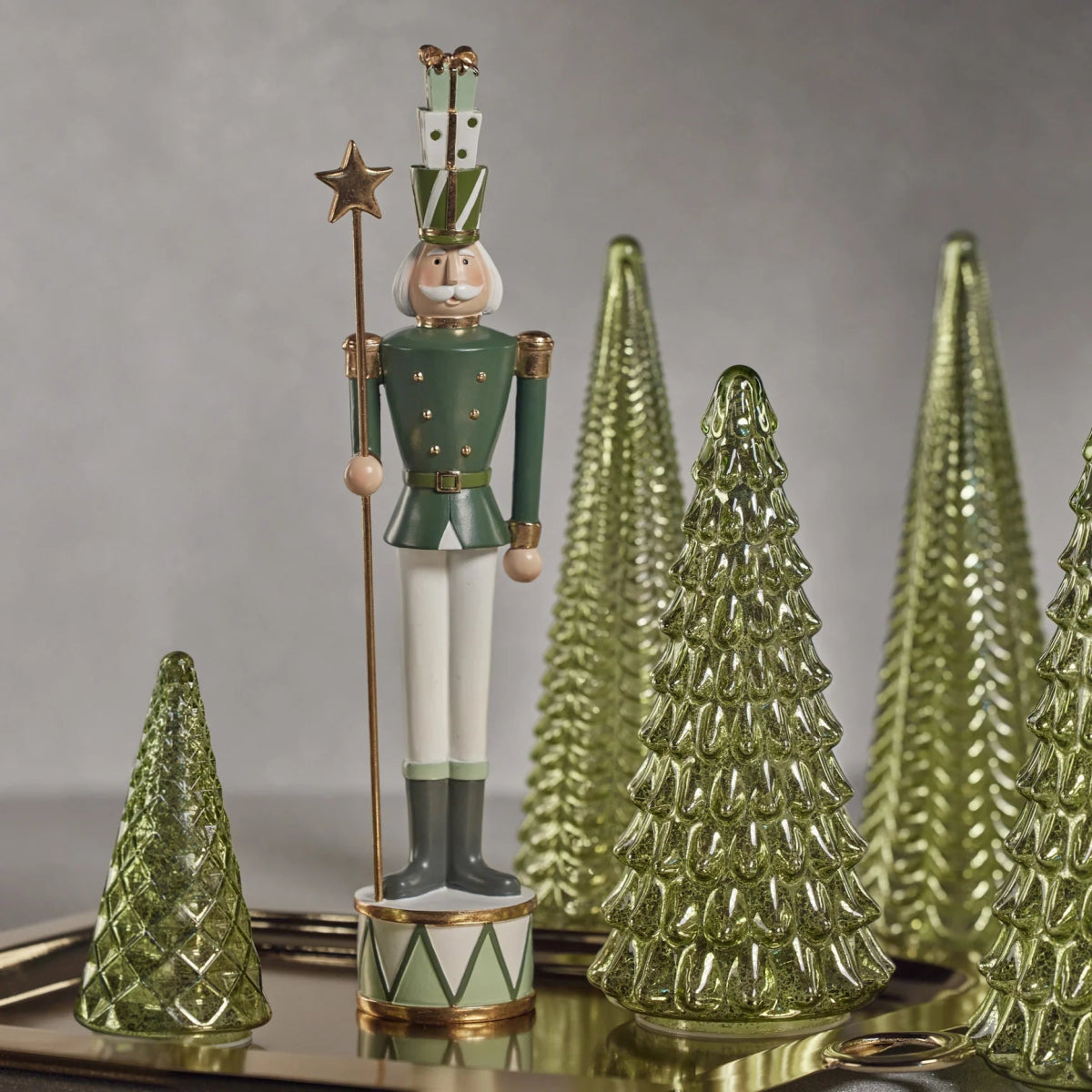 Nutcracker Soldier with Star | Green - Nutcrackers - Zodax - The Grove