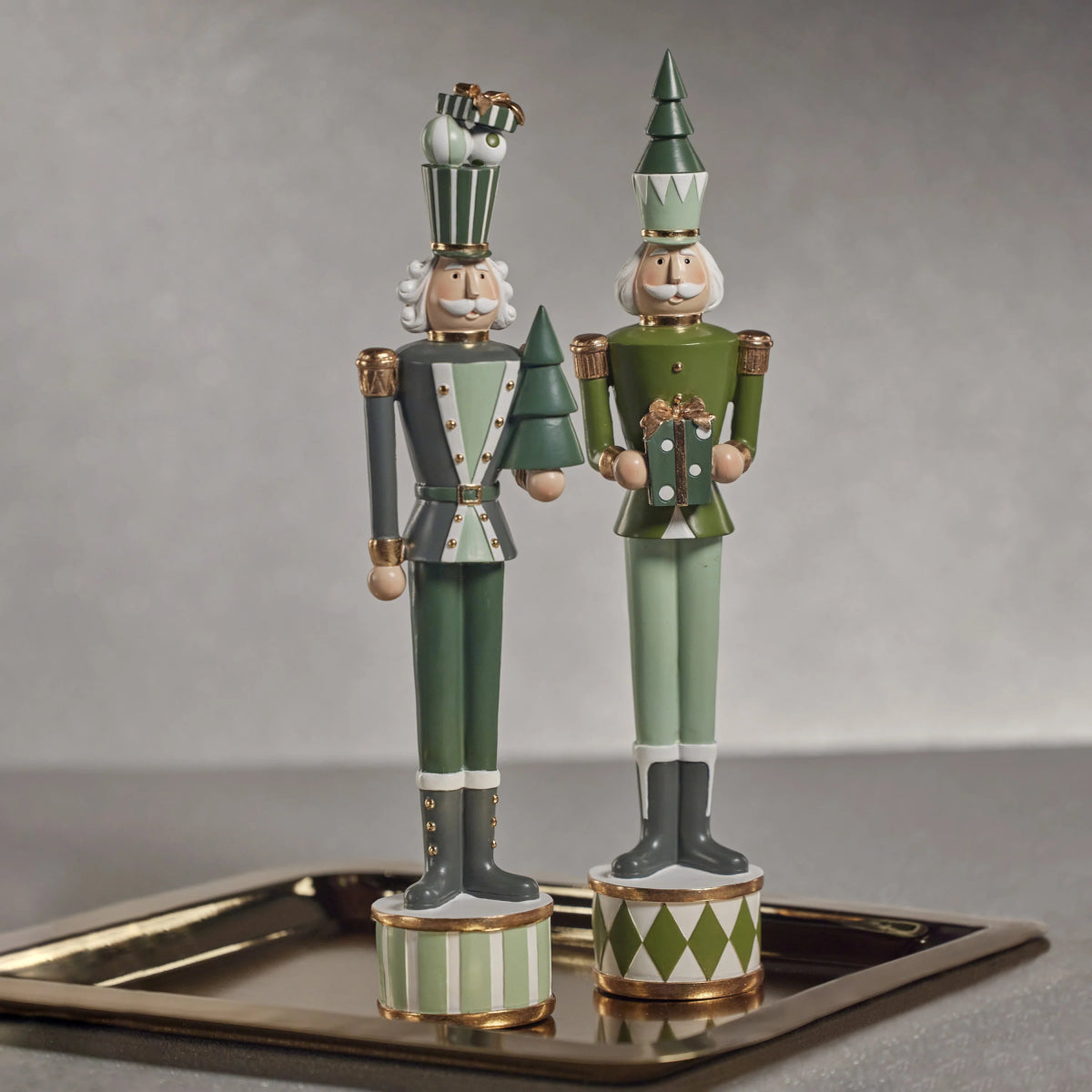 Nutcracker Soldier with Tree | Green - Nutcrackers - Zodax - The Grove