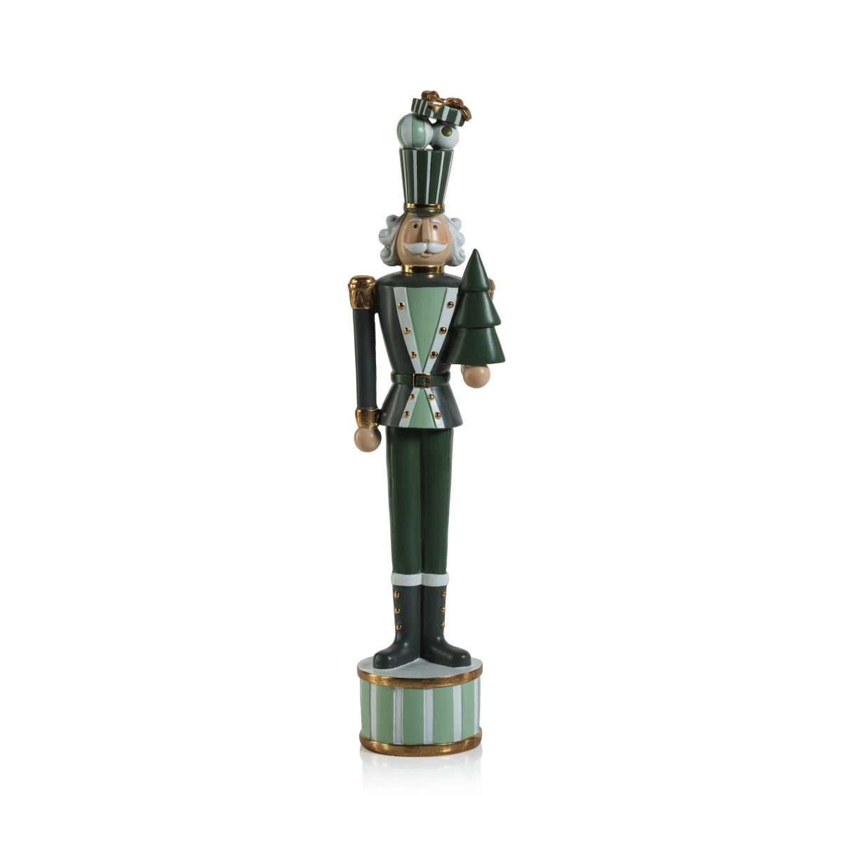 Nutcracker Soldier with Tree | Green - Nutcrackers - Zodax - The Grove