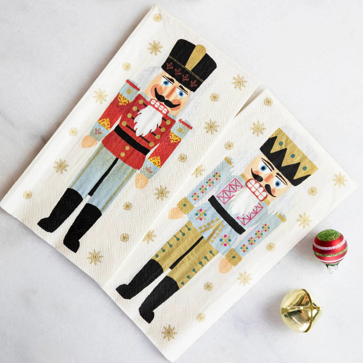 Nutcrackers Guest Napkins - Guest Towels - Hester & Cook - The Grove