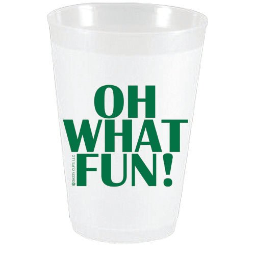 Oh What Fun Frost Flex Cups - Party Cups - Sassy Cups LLC - The Grove