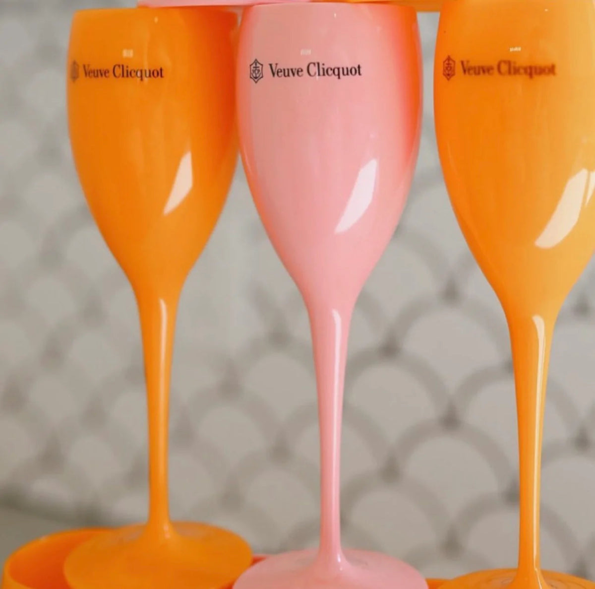 Orange Champagne Flute - Champagne Flutes - Twist - The Grove