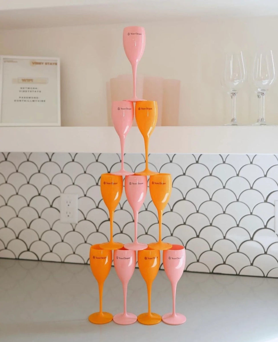 Orange Champagne Flute - Champagne Flutes - Twist - The Grove