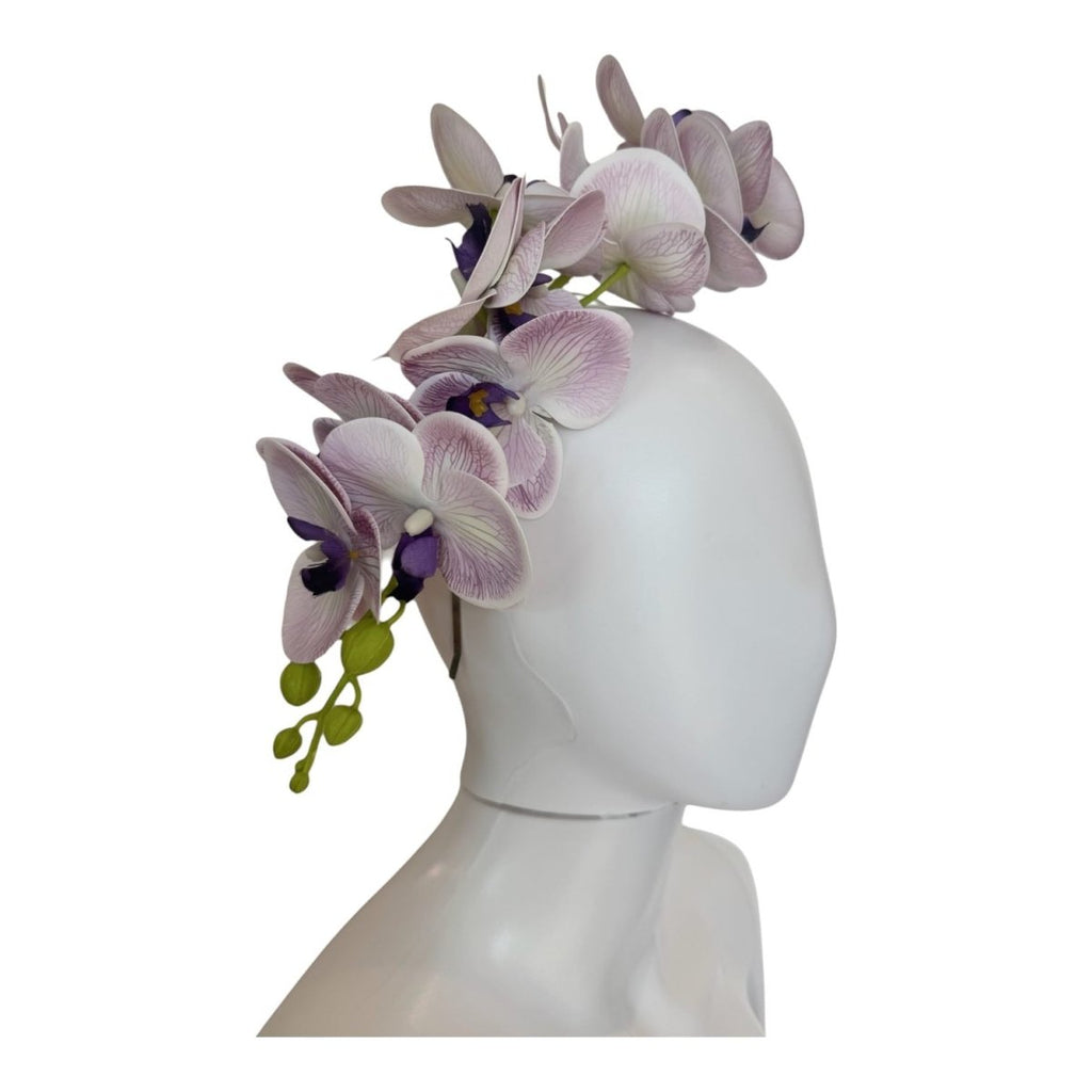 Orchid Fascinator-Fascinator-Tiffany Woodard-The Grove