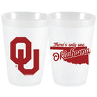 OU - There's Only One Oklahoma Frost Flex Cups - Party Cups - Sassy Cups LLC - The Grove