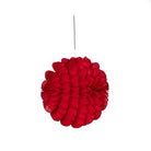 Patriotic Ruffled Balls Decor | Set of 3-Seasonal & Holiday Decorations-Hester & Cook-The Grove