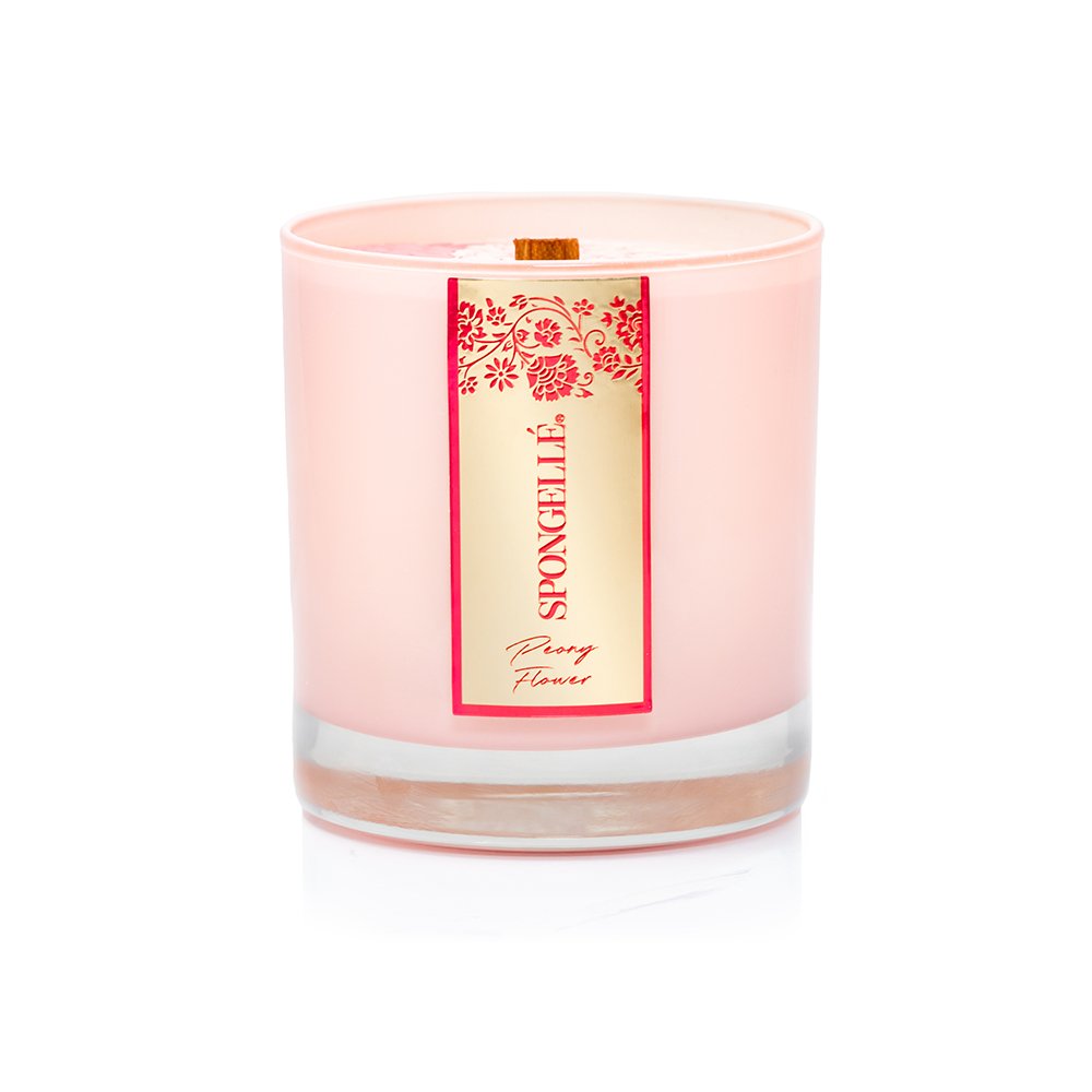 Peony Flower | Private Reserve Candle-Home Fragrance-Spongellé-The Grove