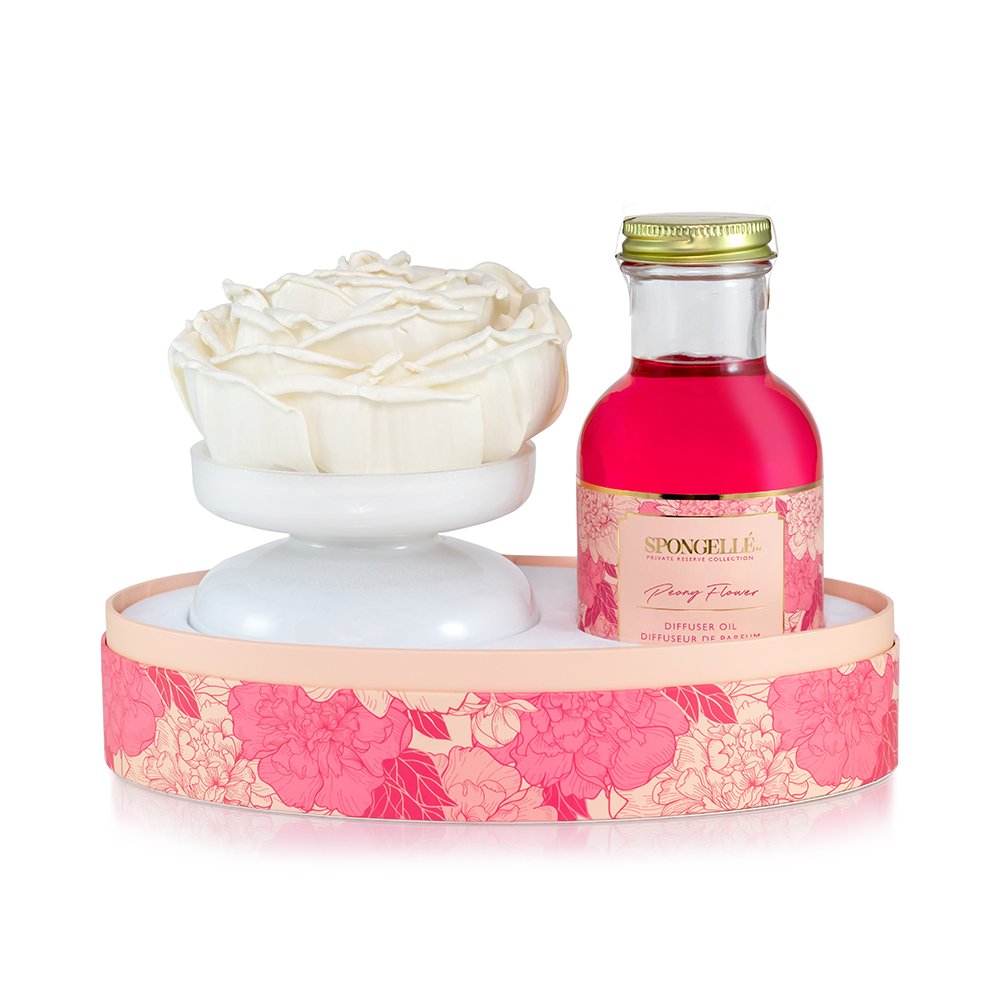 Peony Flower | Private Reserve Diffuser-Diffuser-Spongellé-The Grove