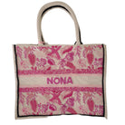 Personalized Beaded Pink Birds Tote - Totes - Tiana - The Grove