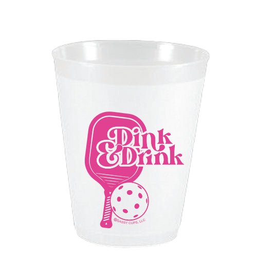 Pickleball Dink and Drink Frost Flex Cups - Party Cups - Sassy Cups LLC - The Grove