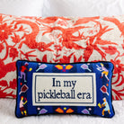 Pickleball Era Needlepoint Pillow - Throw Pillows - Furbish Studio - The Grove