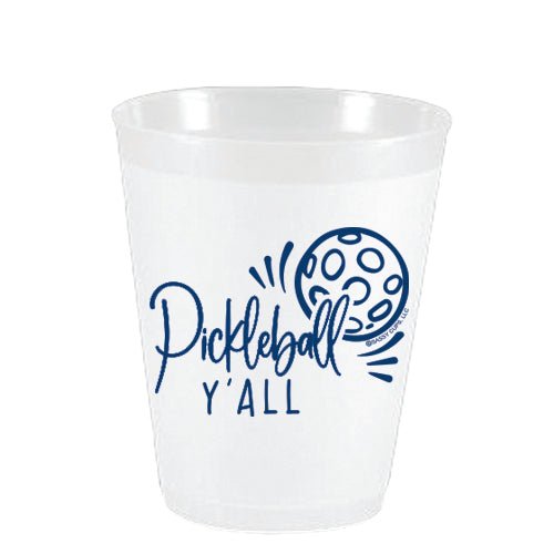 Pickleball Y'all Frost Flex Cups - Party Cups - Sassy Cups LLC - The Grove