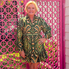 Pineapple Ikat Green Mini Dress - Dresses - FARM Rio - The Grove