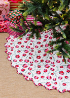 Poinsettia Tree Skirt - Holiday Decor - Furbish Studio - The Grove