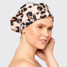 Recycled Polyester Luxe Shower Cap | Leopard - Shower Caps - KITSCH - The Grove